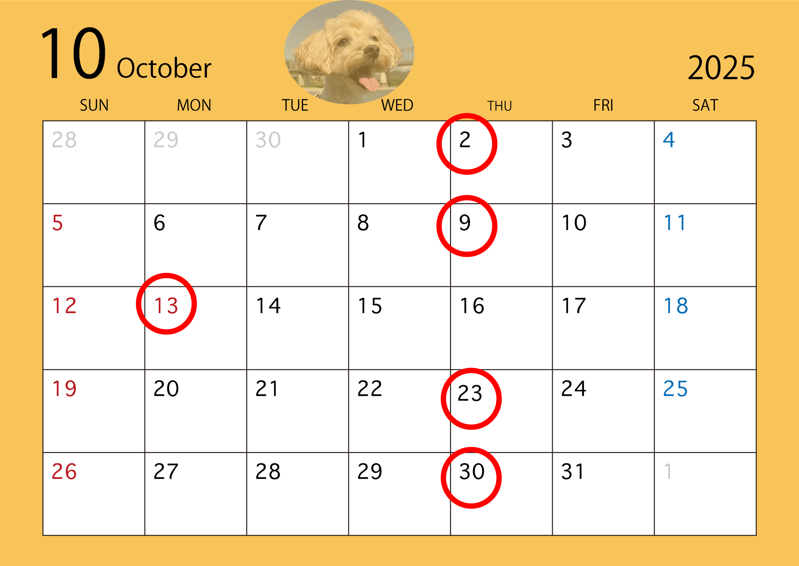 10月